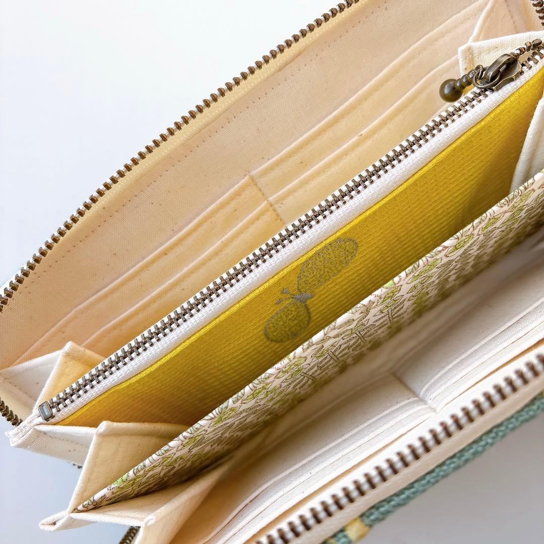 ミナペルホネン☆ラウンドファスナー長財布☆ハンドメイド