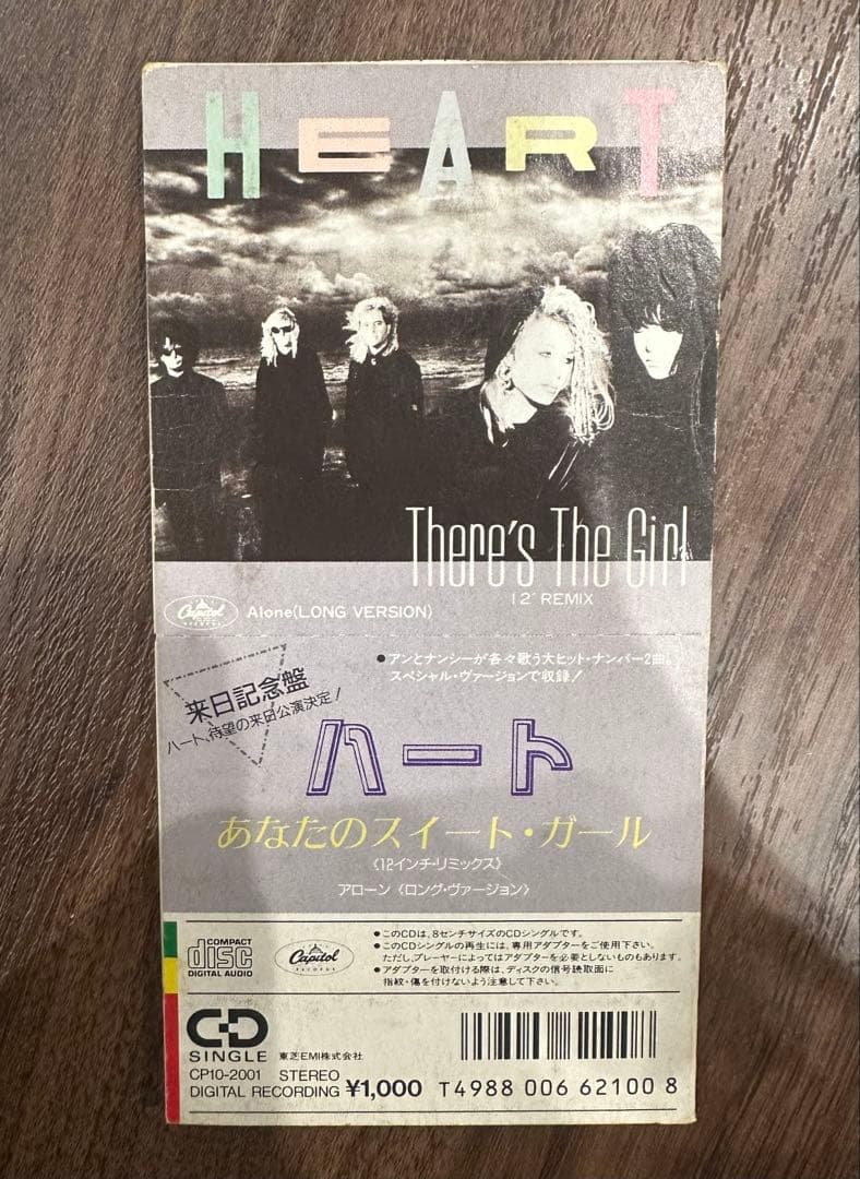 ハートあなたのスイート・ガールRemix/アローン 国内盤 8cmCDシングル