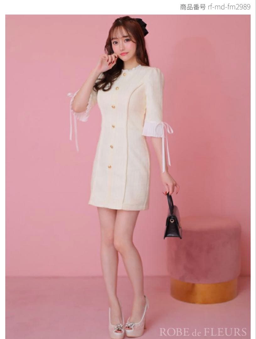 ROBE de FLEURS アイボリードレス SX