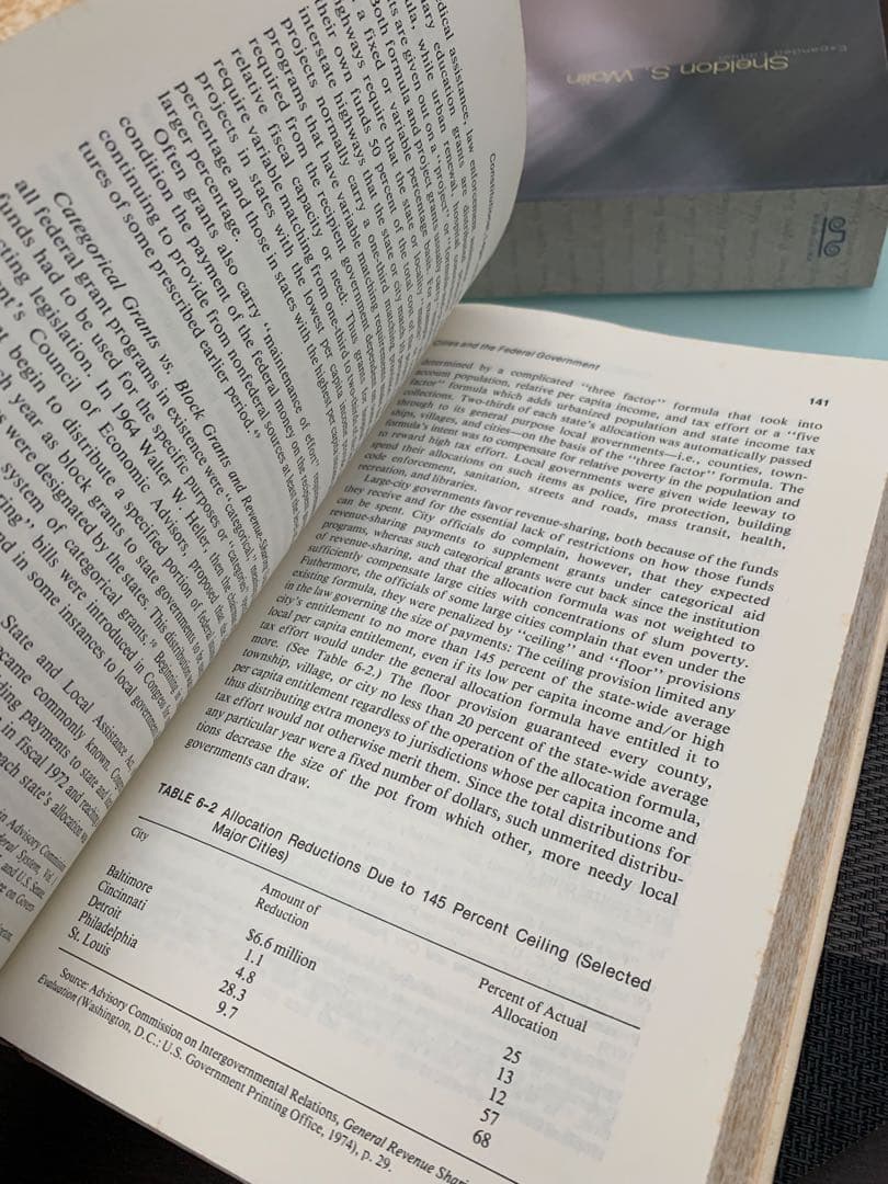 希少　City Governments and Urban Problems