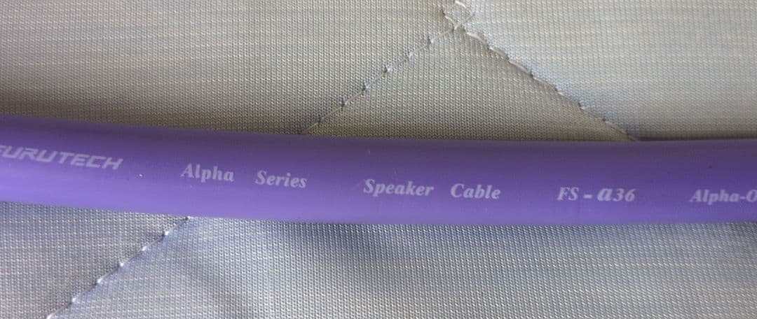 スピーカーケーブル 約1ｍ 2本セット