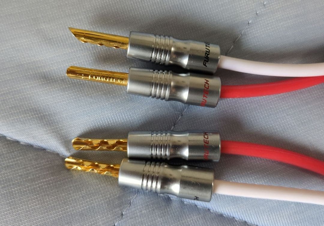 スピーカーケーブル 約1ｍ 2本セット