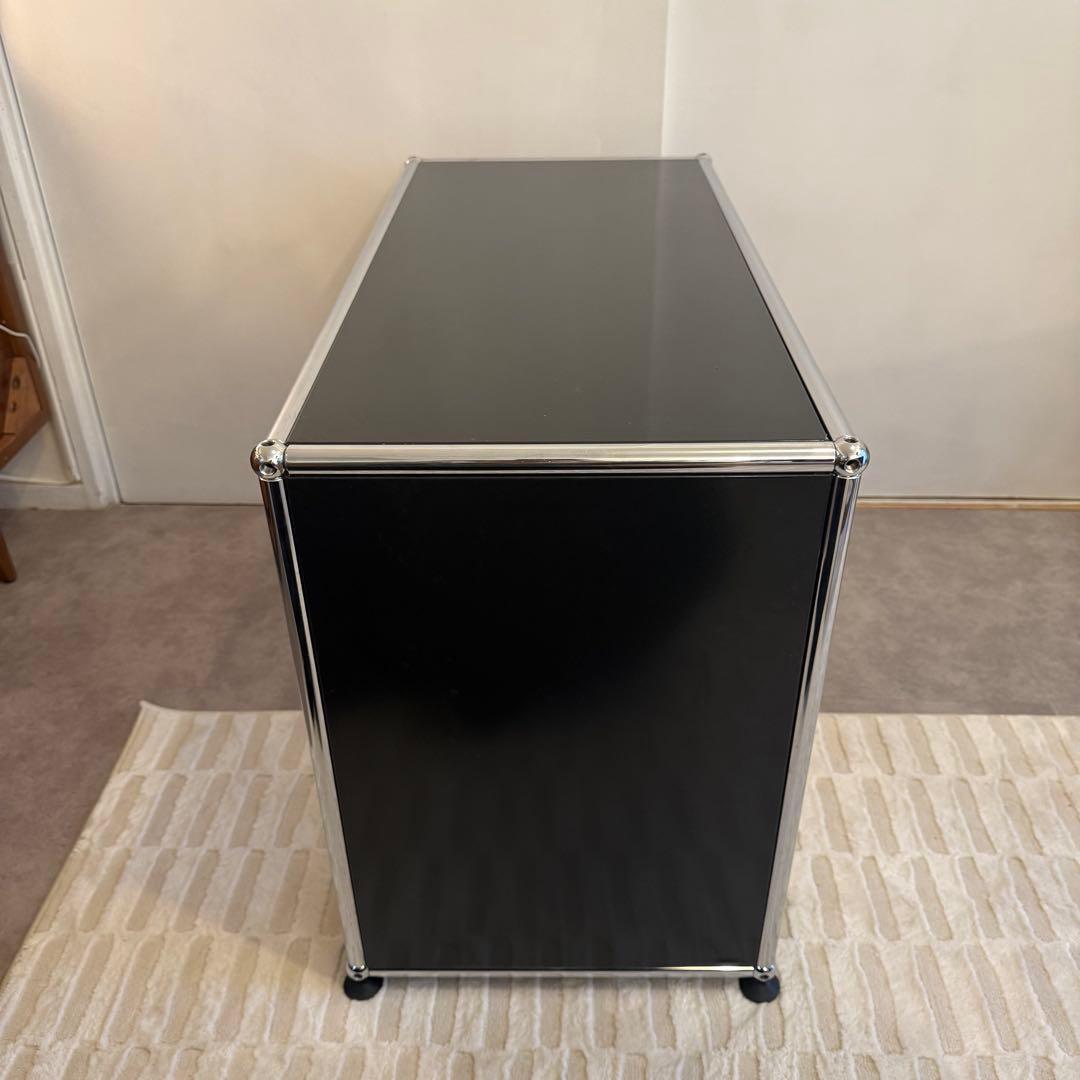 USMハラー ラック １列１段 ブラック オープンラック