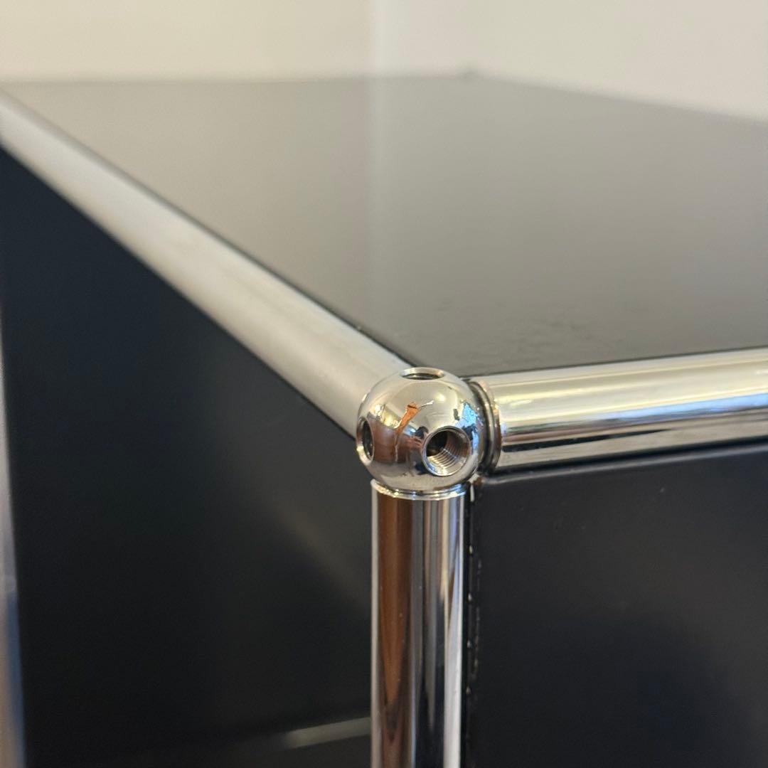 USMハラー ラック １列１段 ブラック オープンラック