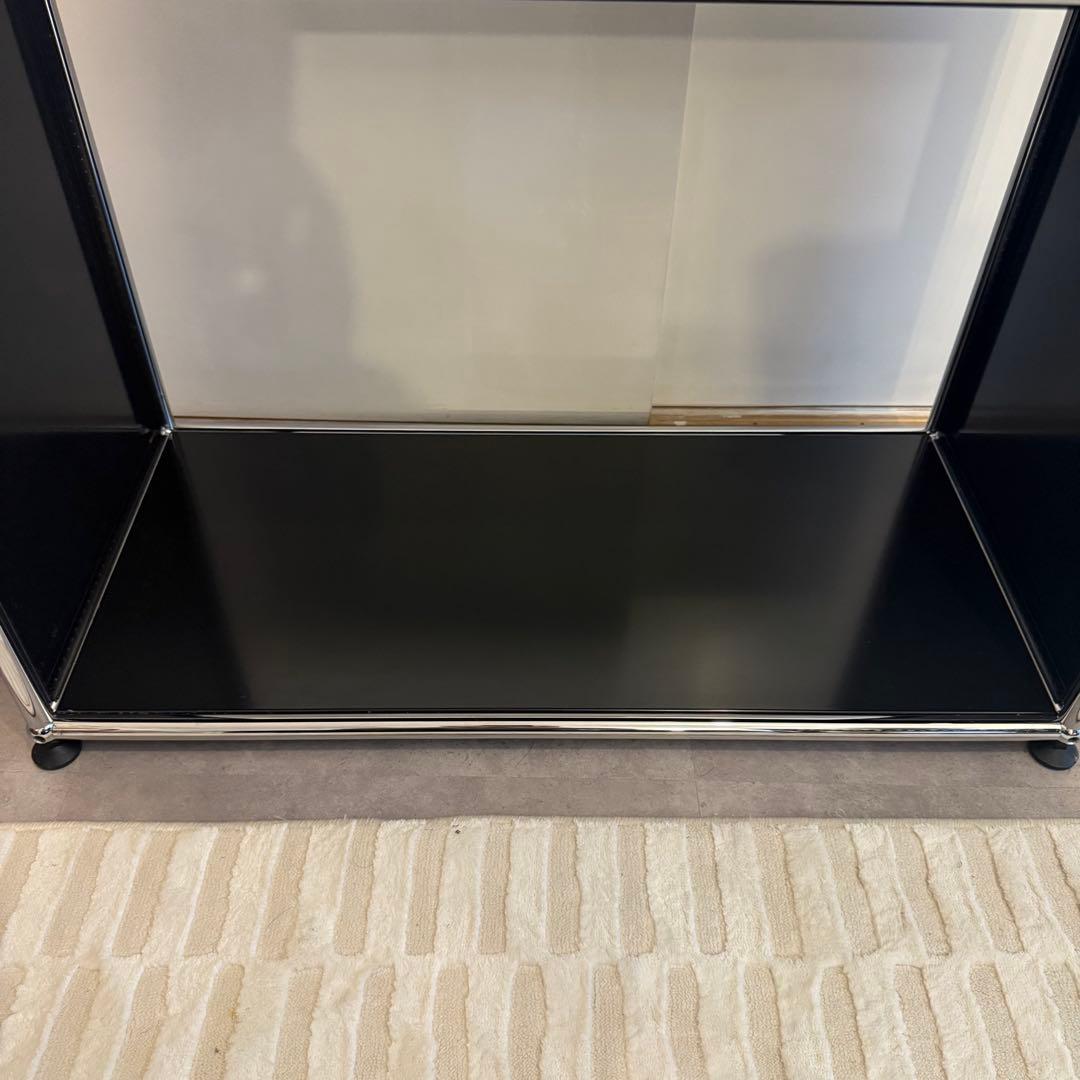 USMハラー ラック １列１段 ブラック オープンラック