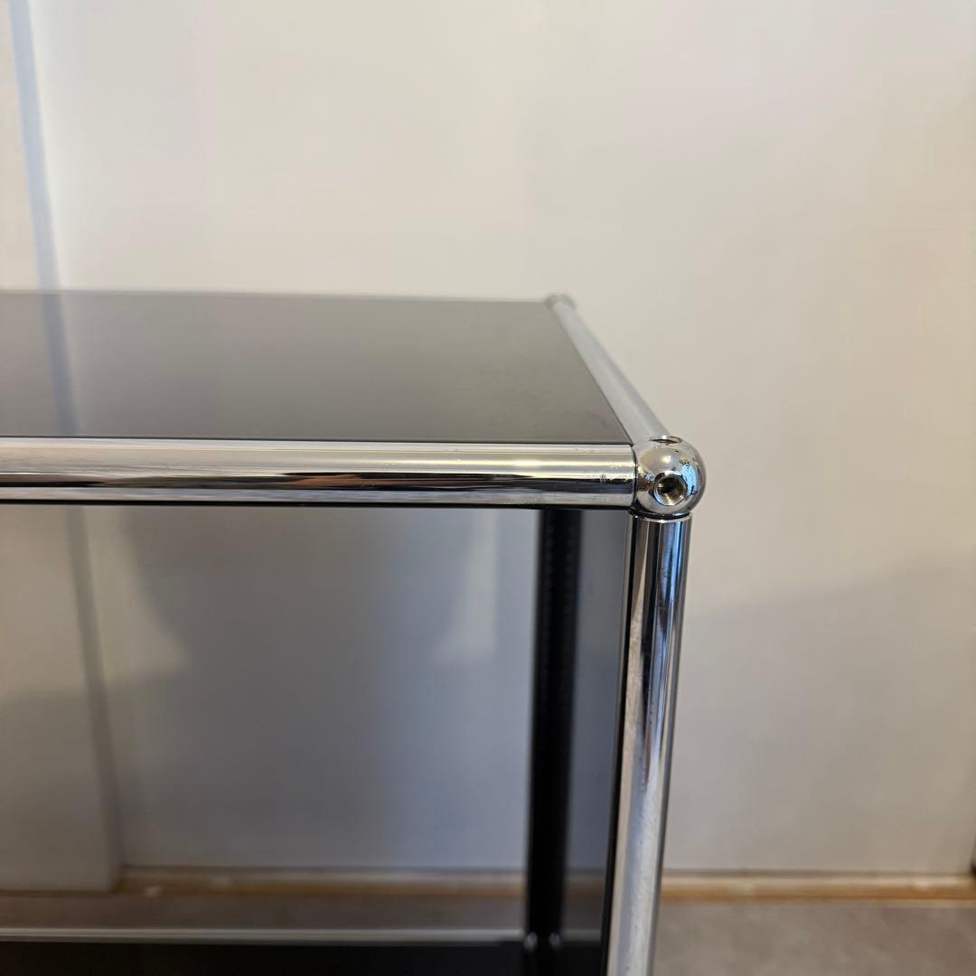 USMハラー ラック １列１段 ブラック オープンラック