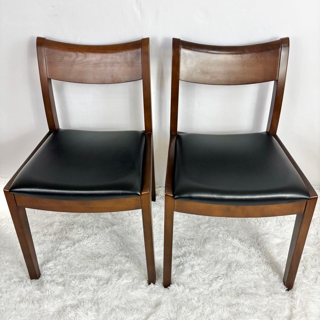 『美品』桜屋工業 CHERRY ダイニングチェア（2脚セット）