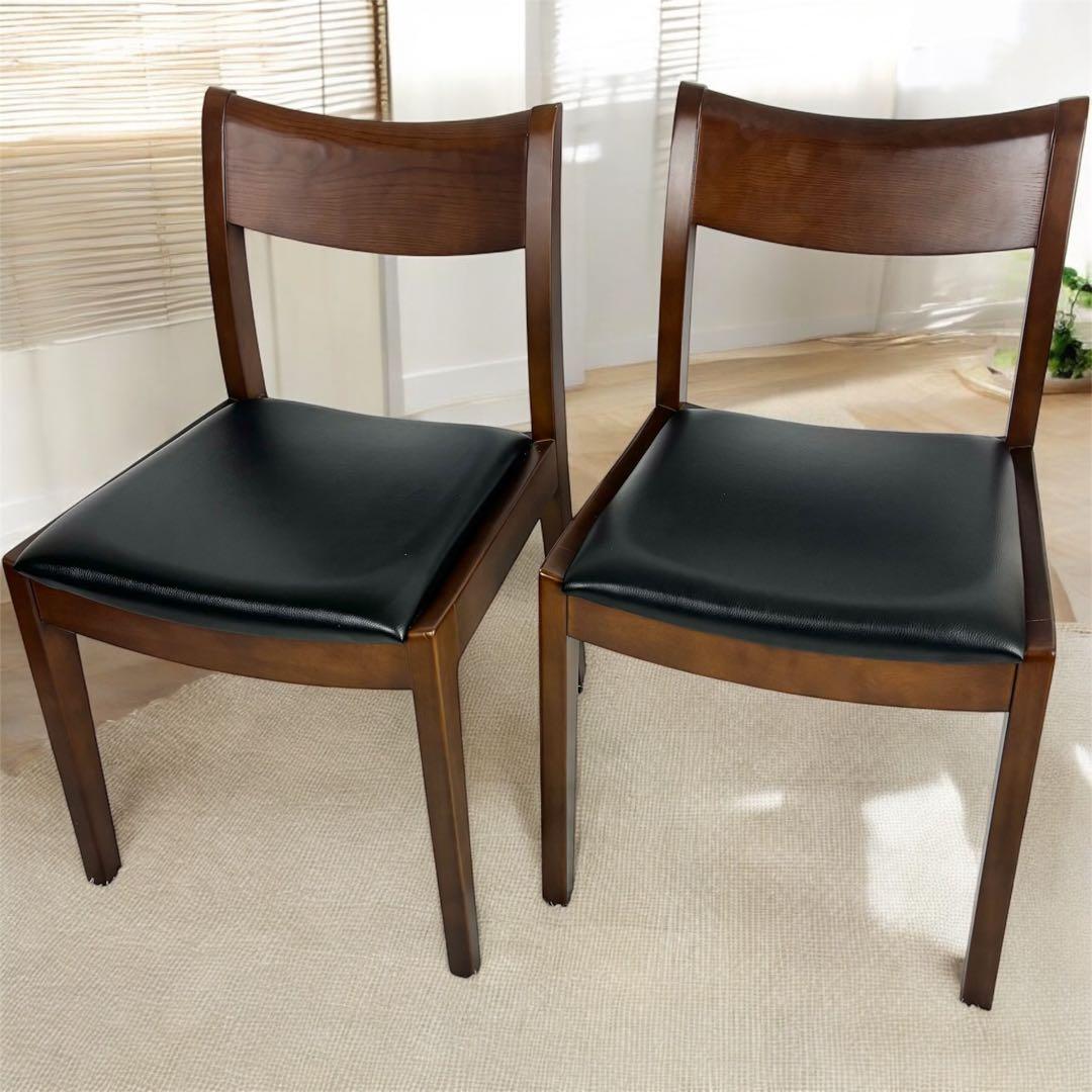 『美品』桜屋工業 CHERRY ダイニングチェア（2脚セット）