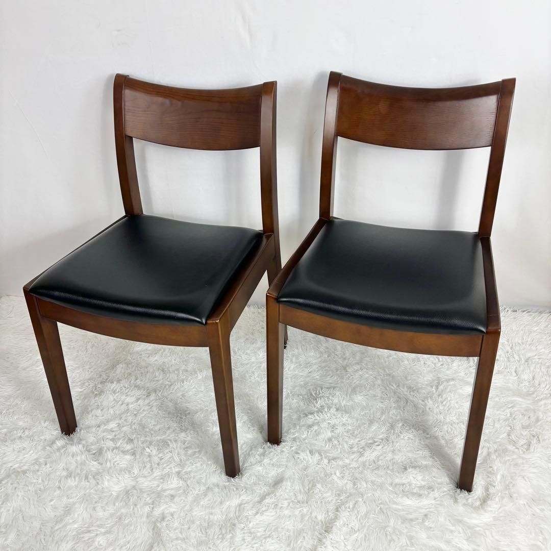 『美品』桜屋工業 CHERRY ダイニングチェア（2脚セット）