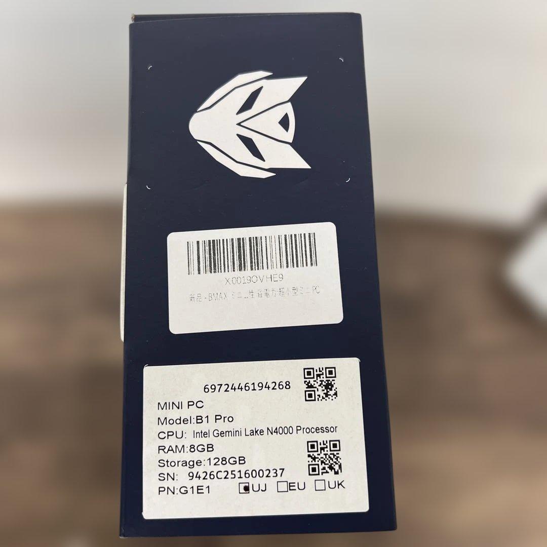 261125 BMAXミニPCB1Pro 8GB DDR4 128GB SSD