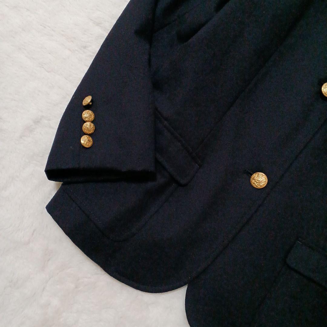 ポロラルフローレン 金ボタン テーラードジャケット ブレザー 紺ブレ ネイビー