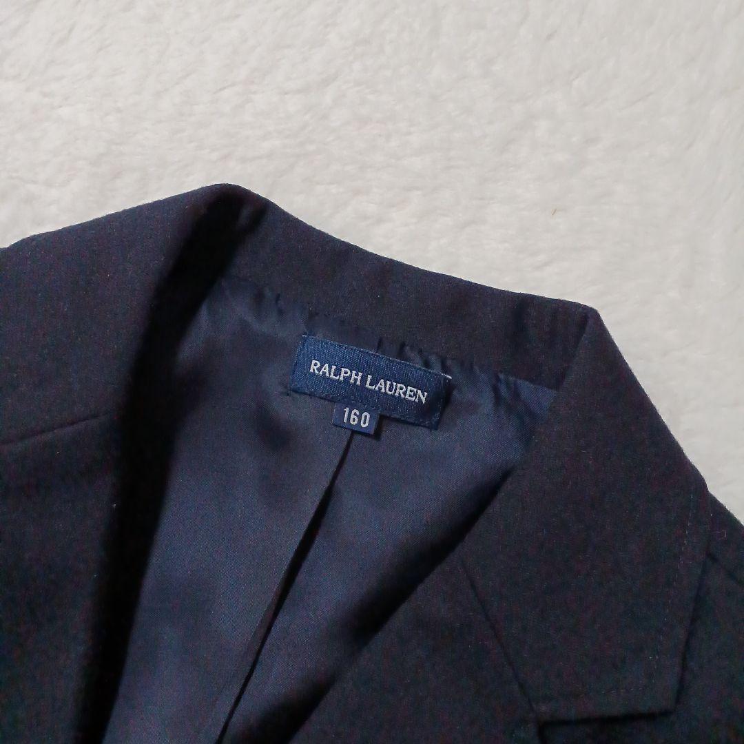 ポロラルフローレン 金ボタン テーラードジャケット ブレザー 紺ブレ ネイビー