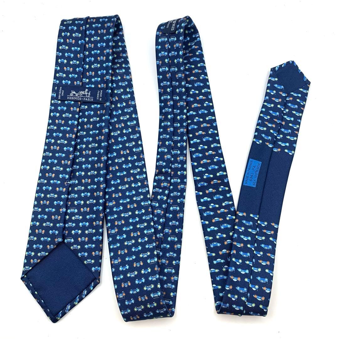 【限定品】HERMES エルメス ネクタイ ルマン24時間 100周年限定