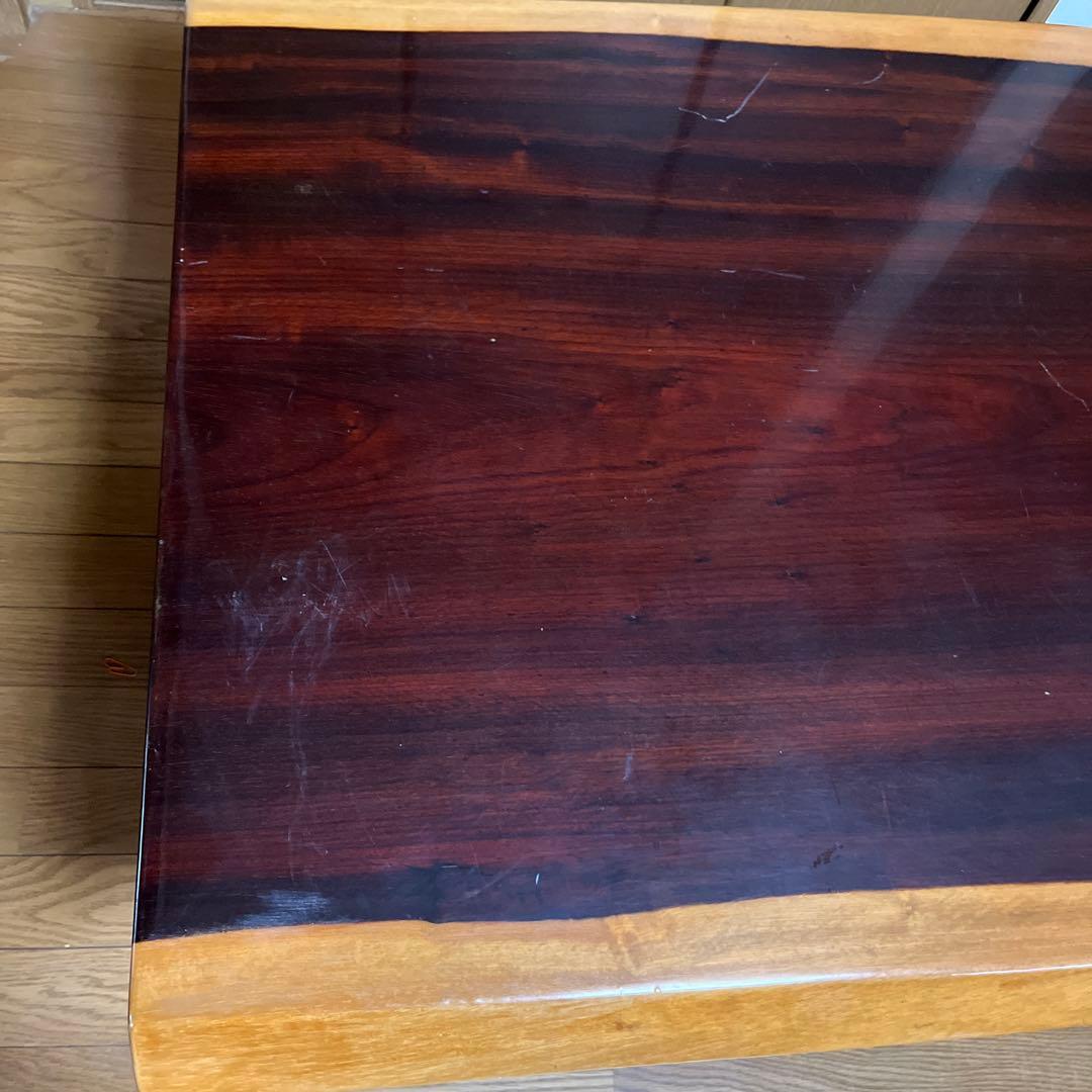 座卓　一枚板　3月中まで出品 数日延長します　最終お値下げ価格です