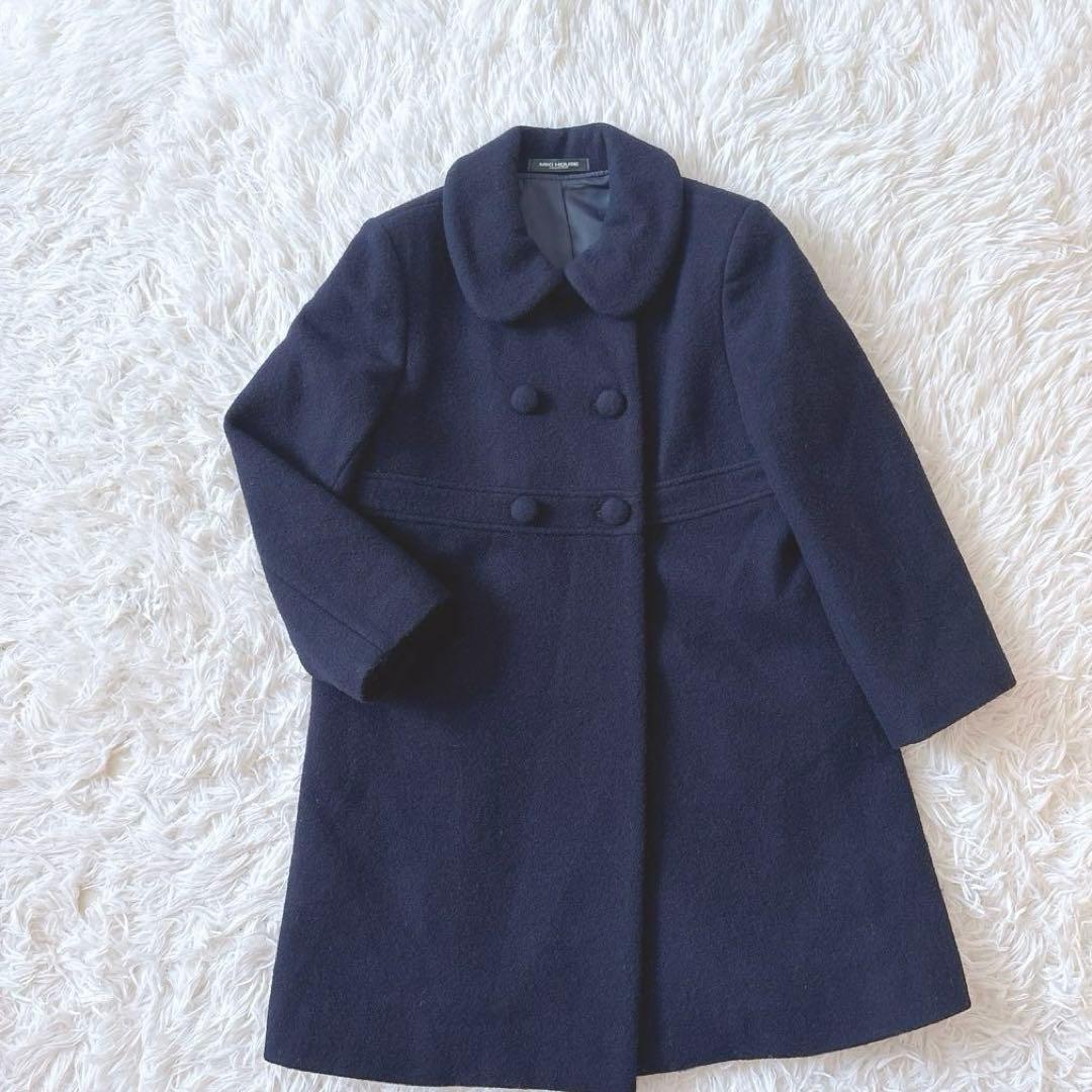 即日発送⭐︎MIKIHOUSE⭐︎ミキハウス　ウールコート ネイビー受験　塾　120