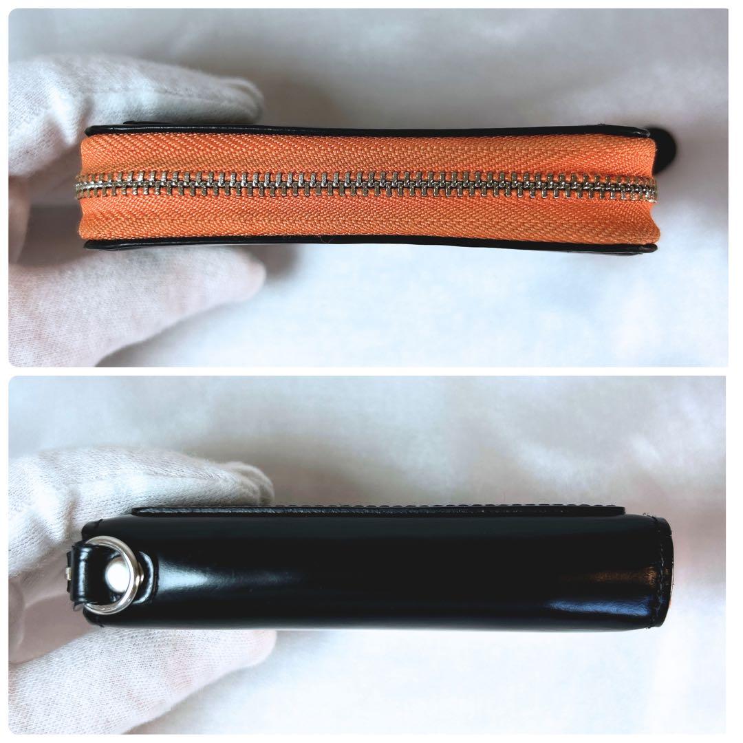 限定品 PORTER 6連 キーケース カードケース ガラスレザー ブラック