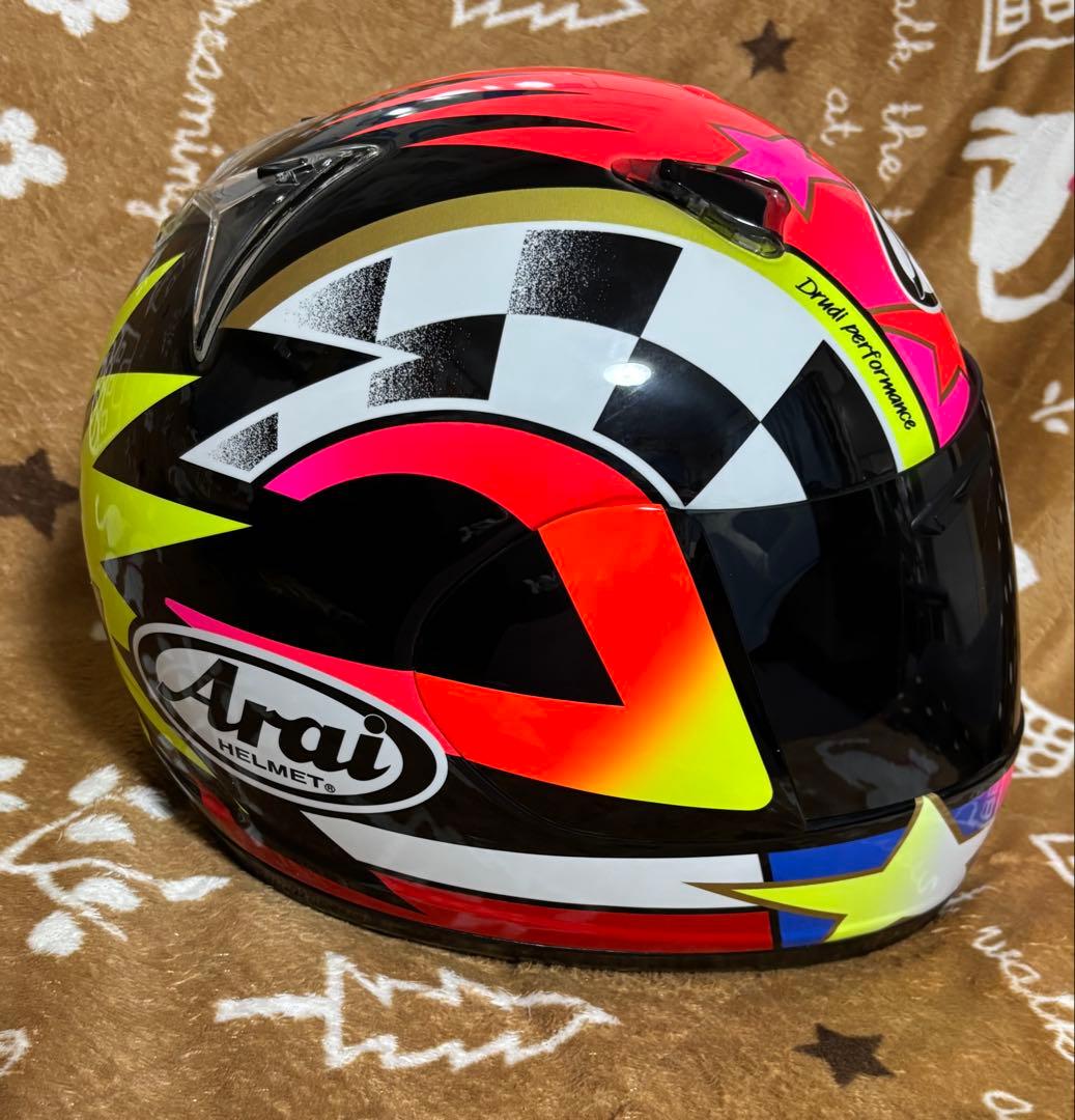 【美品】Arai フルフェイスヘルメット ケビン・シュワンツ スモークシールド