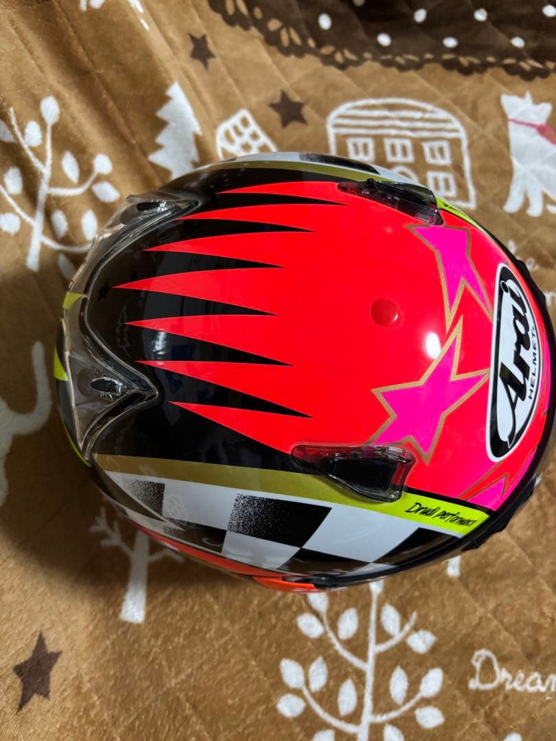 【美品】Arai フルフェイスヘルメット ケビン・シュワンツ スモークシールド