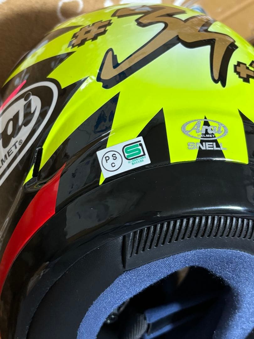 【美品】Arai フルフェイスヘルメット ケビン・シュワンツ スモークシールド