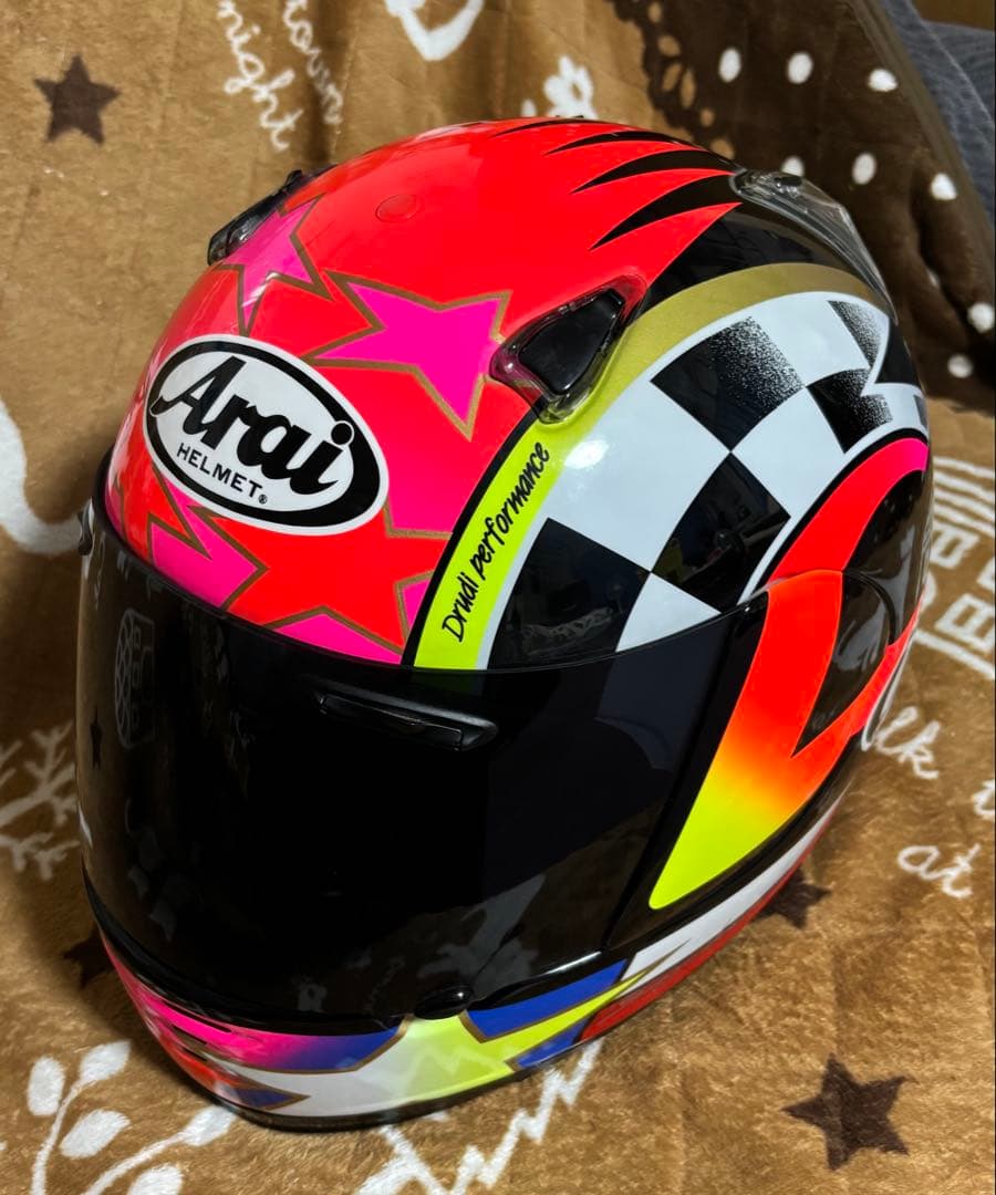 【美品】Arai フルフェイスヘルメット ケビン・シュワンツ スモークシールド