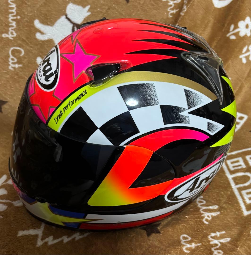 【美品】Arai フルフェイスヘルメット ケビン・シュワンツ スモークシールド