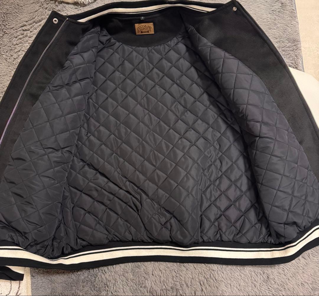 NASTYDOG スタジャン ブラック/ホワイト