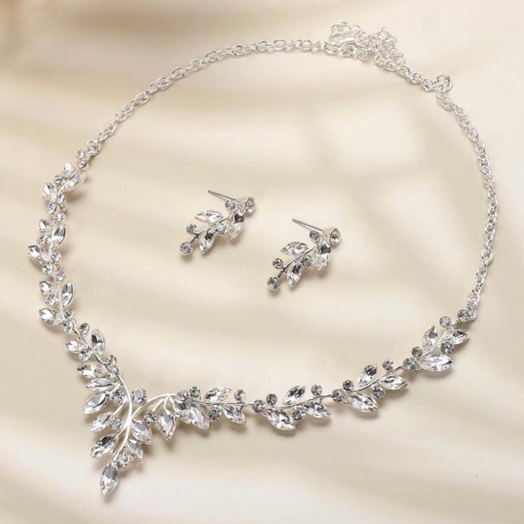 ちーたん　マーメイド　ウェディングドレス　、グローブ　アクセ　4点セット