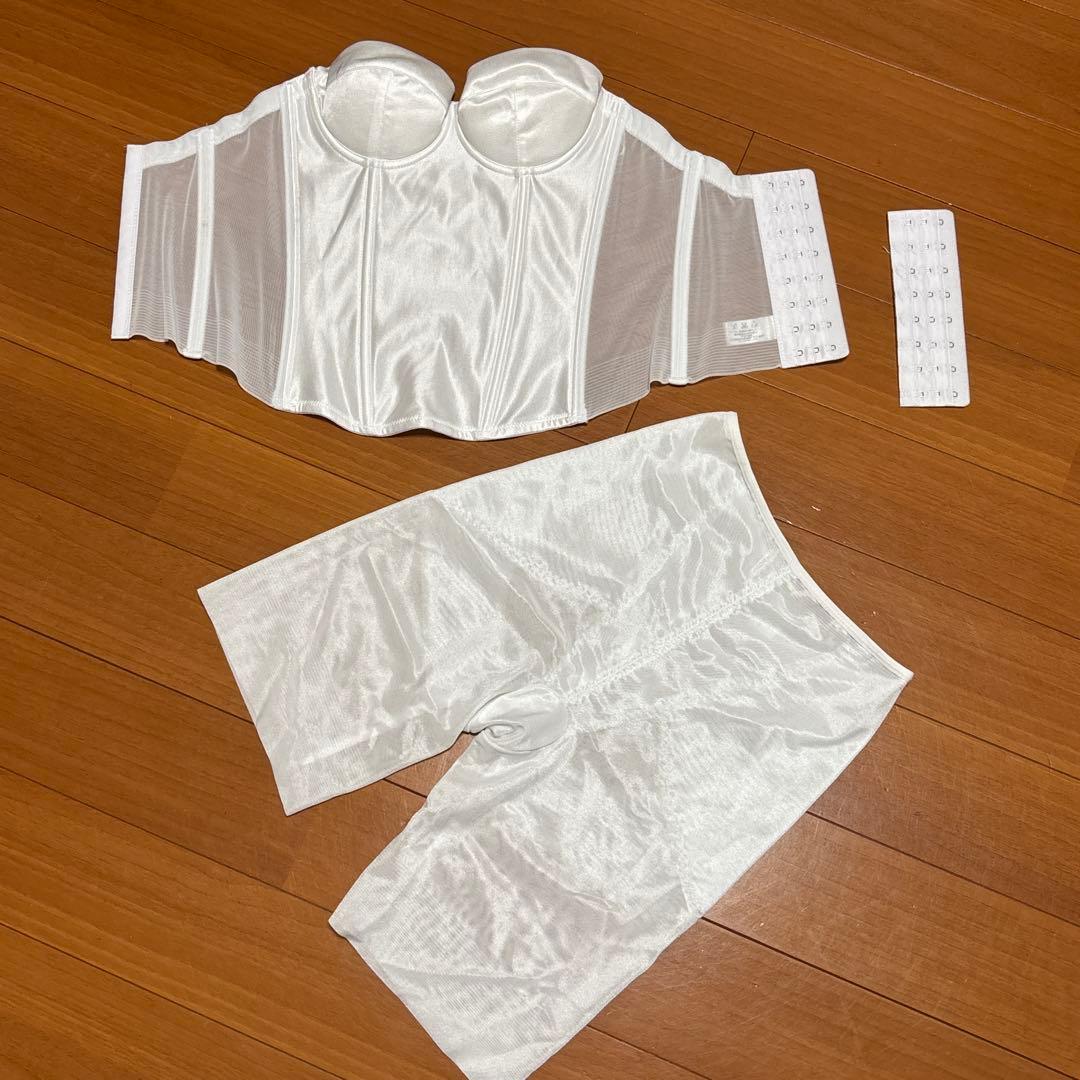 ちーたん　マーメイド　ウェディングドレス　、グローブ　アクセ　4点セット