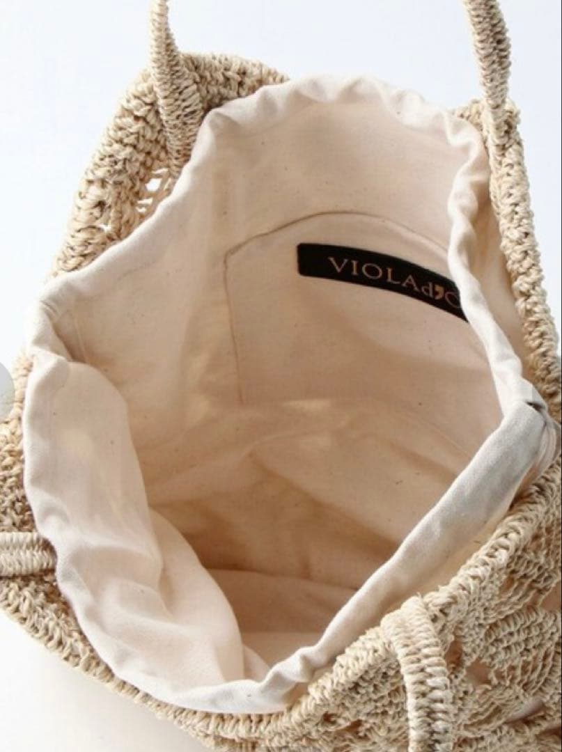 VIOLAd’ORO ヴィオラドーロ　かごバッグ(週末のみセール中)