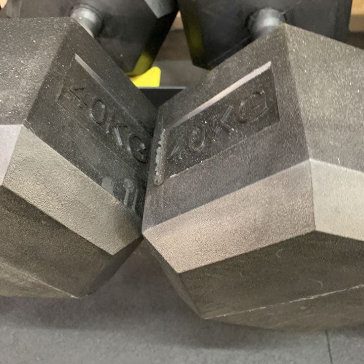 ラバーヘックス  ダンベル　25kg 30kg 35kg