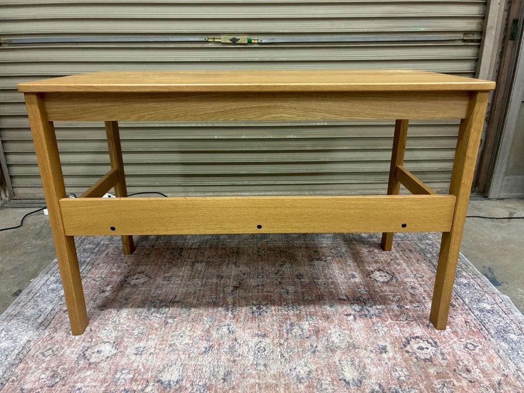 廃盤品 無印良品 オーク無垢材 デスク キャビネット セット