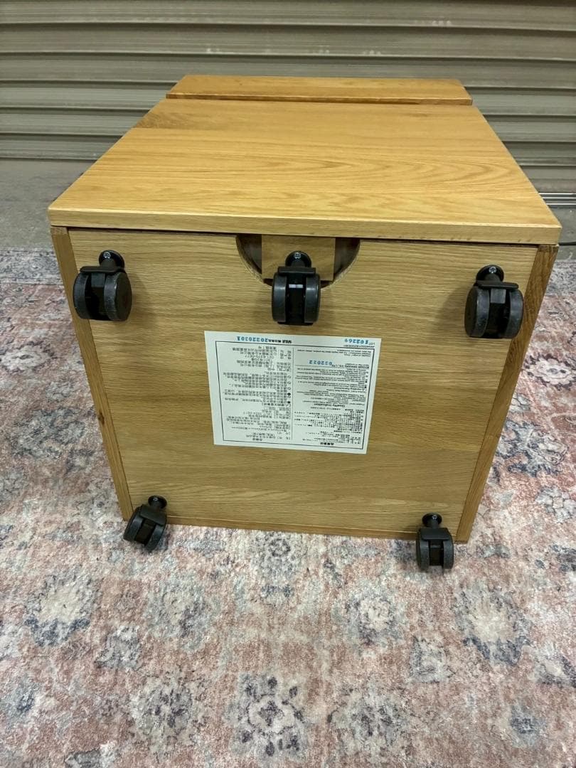 廃盤品 無印良品 オーク無垢材 デスク キャビネット セット