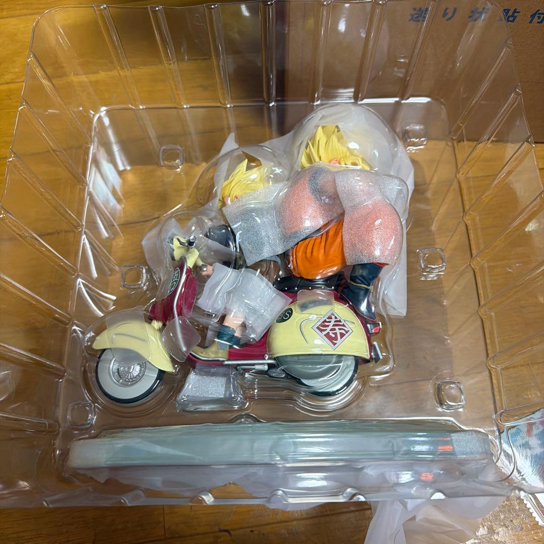 デスクトップリアルマッコイEX スーパーサイヤ人孫悟空＆孫悟飯＆バイク