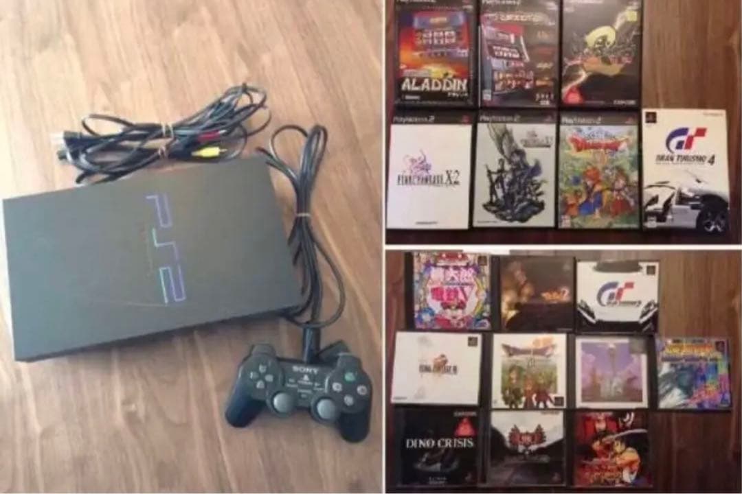 【 18点 】 プレイステーション ２ 本体 ＆ プレイステーションソフト17点