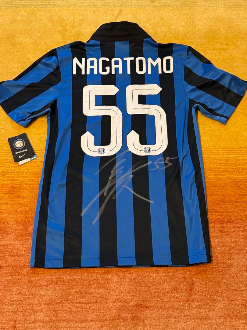 インテル/長友佑都/ゲームシャツ/直筆サイン