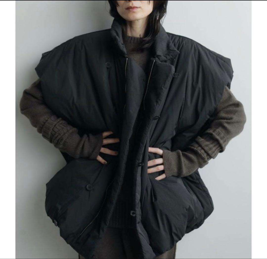 anuke Volume Over Vest ブラック　36 アンヌーク