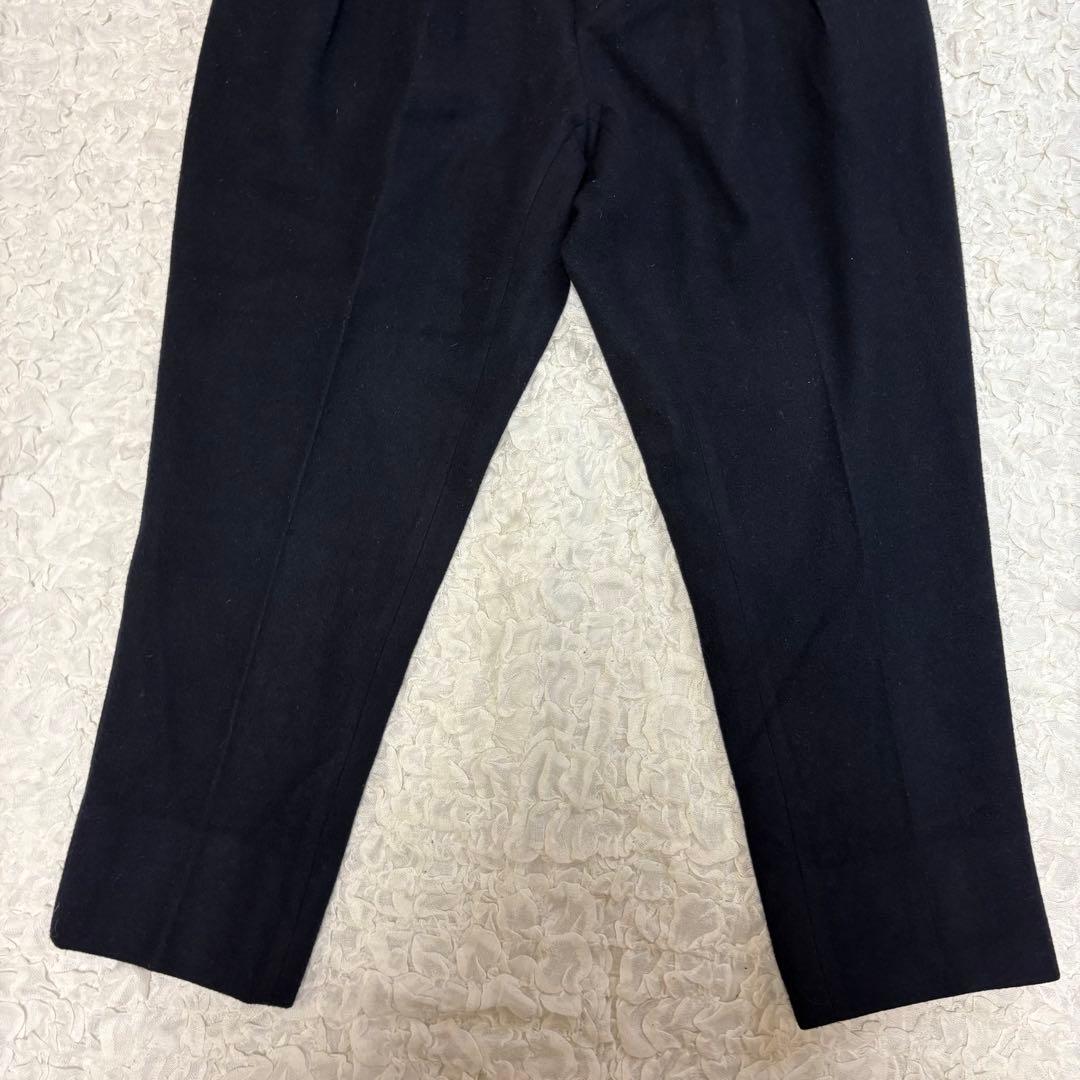 肉厚 NEAT メルトンウールテーパードスラックス 極暖