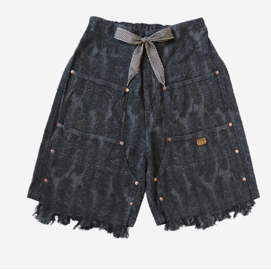 Kapital 12 oz. Magpie Denim W Knee 短パン