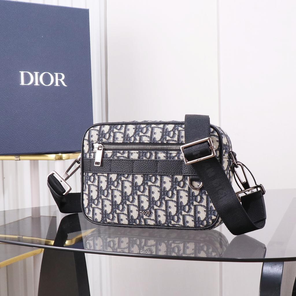 メッセンジャーバッグ ネイビー/ホワイト