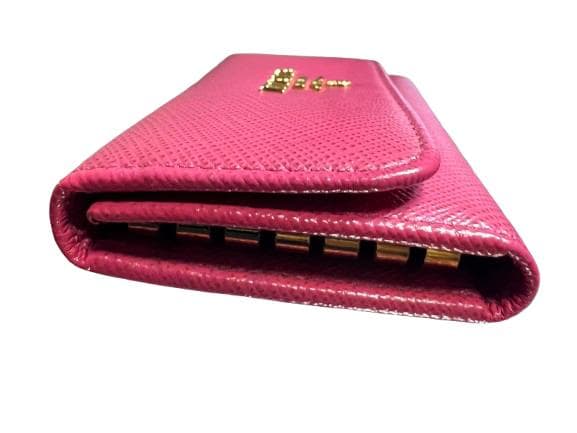 ★極美品★ PRADA プラダ キーケース 6連 ペオニア サフィアーノレザー