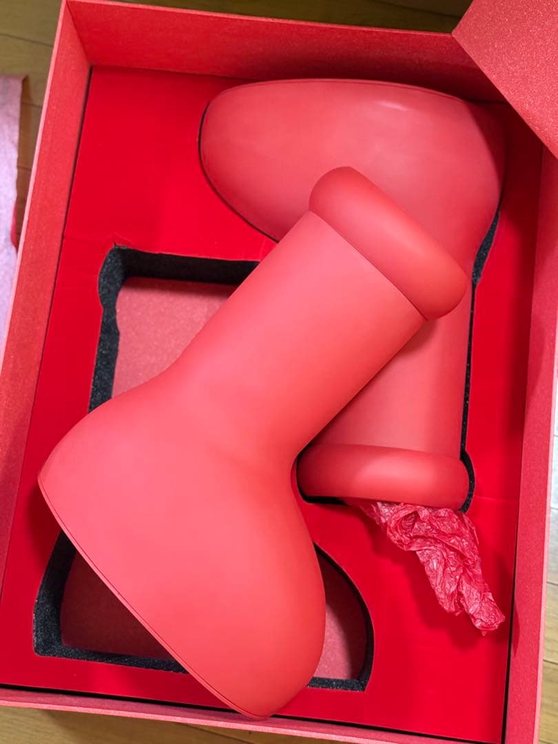 未使用品MSCHF Big Red Bootsアトムレッドブーツ25cmUS7