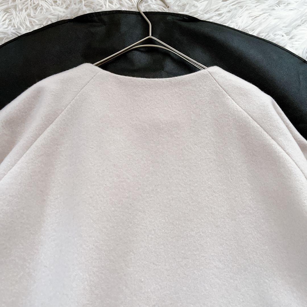 極美品✨25aw♡BEARDSLEY ウールポンチョコート アイボリー Fサイズ