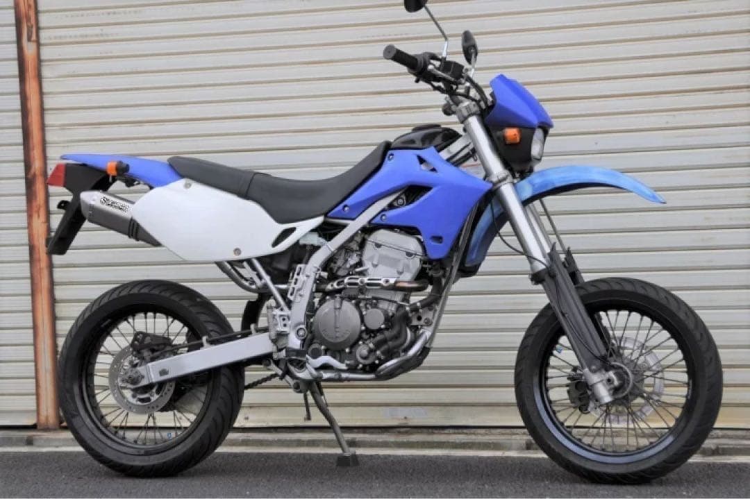 専用スリップオンマフラー異形サイレンサー KLX ソリッドDトラッカー250