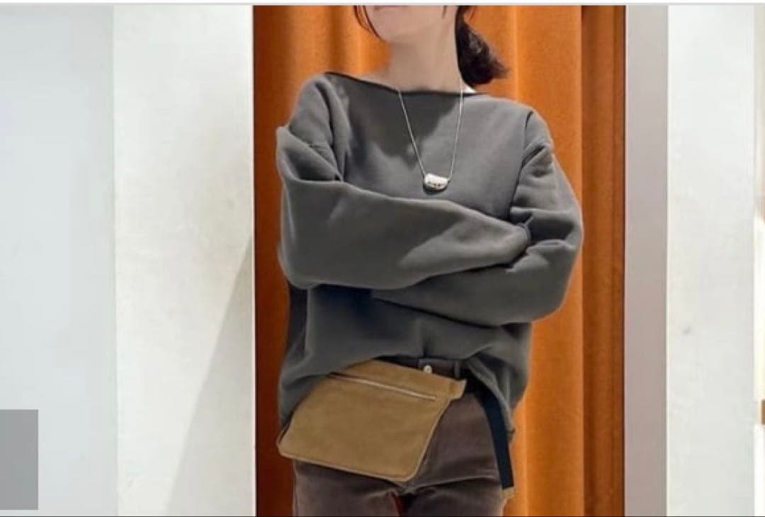 whim gazette ピグメントスウェットプルオーバー