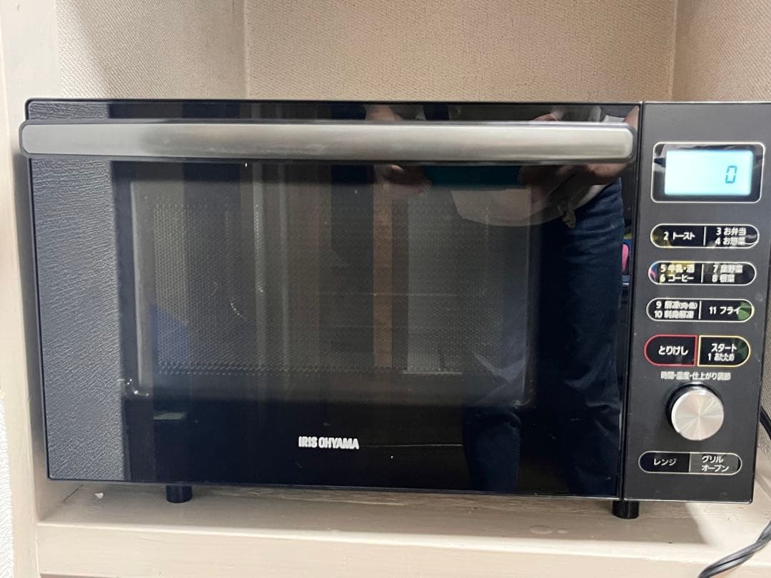 アイリスオーヤマ オーブンレンジ MO-F1805-B 2022年製動作良好