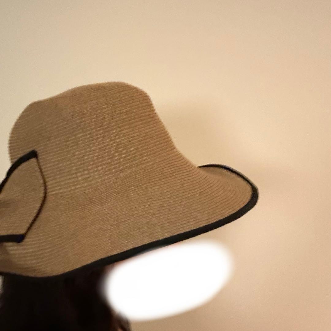 CA4LA 麦わら帽子 リボン カシラ
