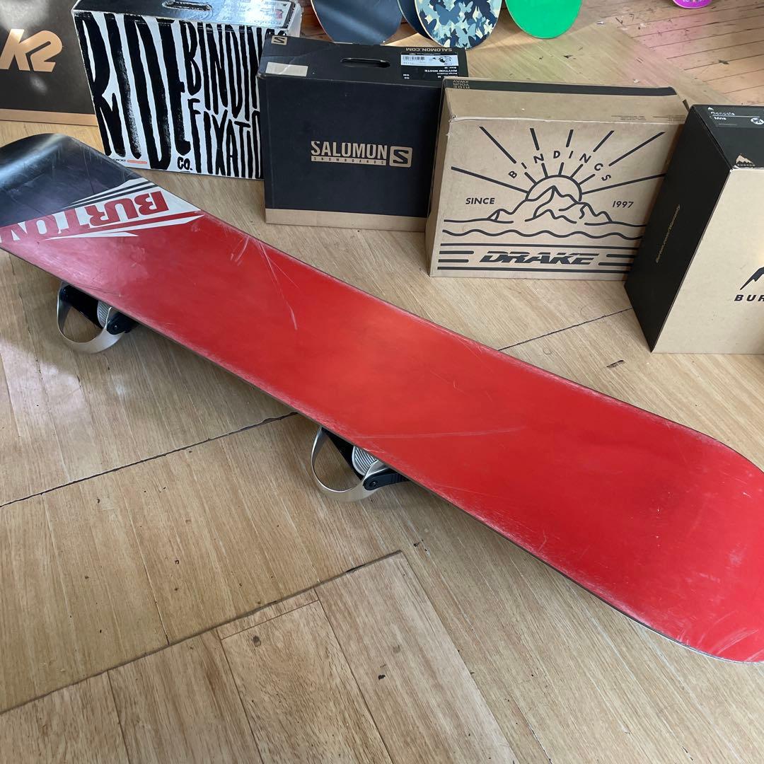 BURTON×MARSHALL　バートン　スノーボードセット　バインディング付