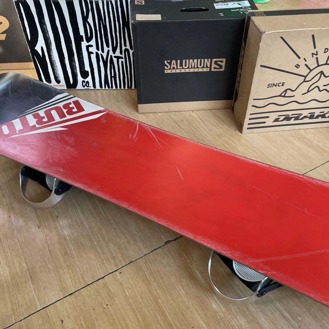 BURTON×MARSHALL　バートン　スノーボードセット　バインディング付