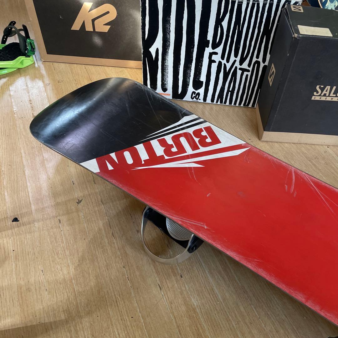 BURTON×MARSHALL　バートン　スノーボードセット　バインディング付