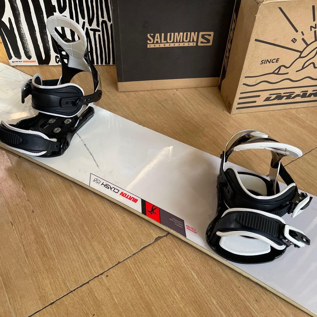 BURTON×MARSHALL　バートン　スノーボードセット　バインディング付